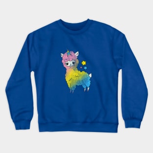 unicorn llama shirt, womens tshirt,unicorn,llama,pastel unicorn,vintage,pastel llama,unicorn lover,llama lover,kawaii unicorn,kawaii llama Crewneck Sweatshirt